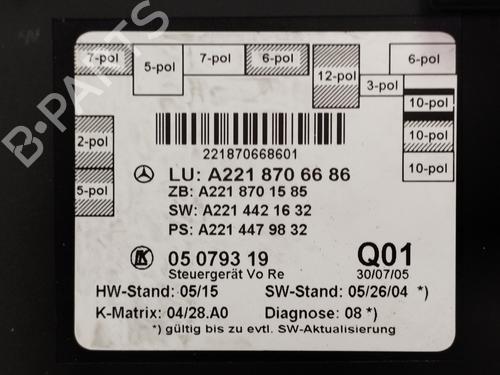 Electronic module MERCEDES-BENZ S-CLASS (W221, V221) S 350 (221.056, 221.156) | BP30196267M83