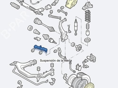 Left front suspension arm AUDI A4 B6 (8E2) 1.9 TDI | BP39075777M12 - Image 2