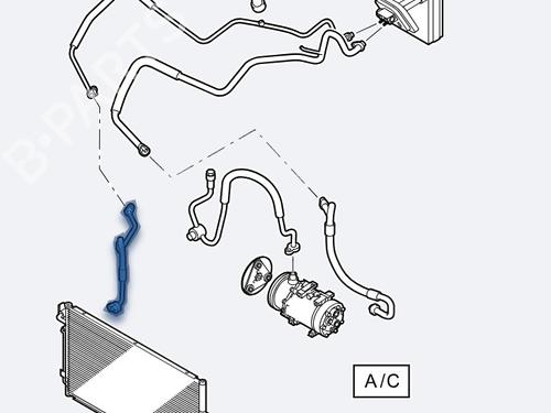 AC pipe FORD S-MAX (WA6) 2.0 TDCi | BP33715064M126 - Image 2