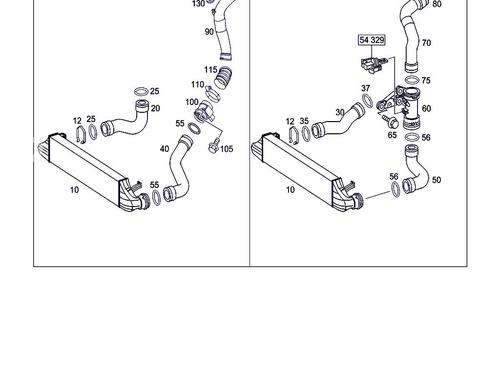 Tuyau MERCEDES-BENZ C-CLASS (W203) C 200 Kompressor (203.045) | BP17421678M125 