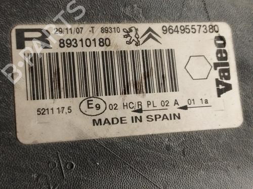 Right headlight CITROËN XSARA PICASSO (N68) 1.6 HDi | BP19092277C29 