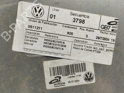 Front left window mechanism VW POLO (9N_, 9A_) 1.9 TDI | BP19098834C22 