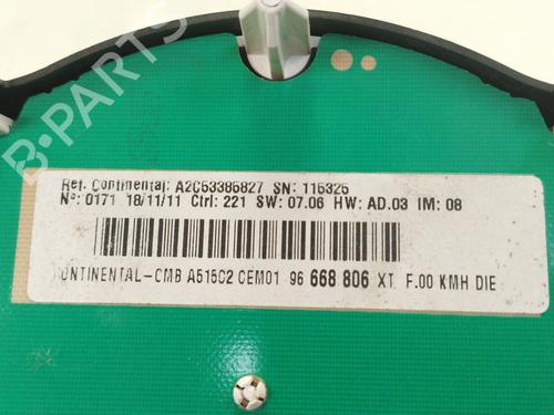 Instrument cluster CITROËN C3 II (SC_) | BP39076336C47 - Image 5