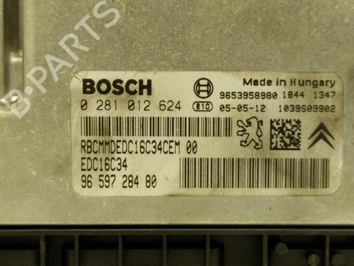 Engine control unit (ECU) CITROËN C5 II (RC_)  | BP17412923M57 