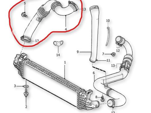 Pipe VOLVO S40 II (544) 2.0 D | BP40595433M125 - Image 2