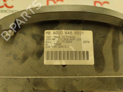 Instrument cluster MERCEDES-BENZ SPRINTER 3-t Van (B903) 313 CDI (903.663, 903.662, 903.661) | BP17412406C47 