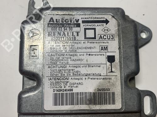 ECU airbags RENAULT MEGANE I Classic (LA0/1_) 1.9 dCi (LA05, LA1F) | BP17404078M53 