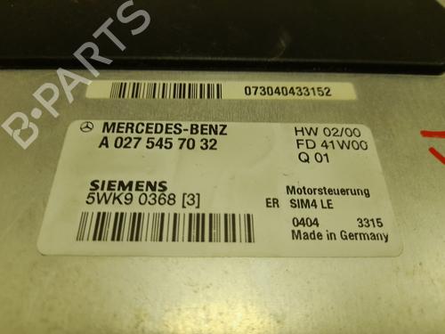 Engine control unit (ECU) MERCEDES-BENZ SLK (R170) 200 Kompressor (170.444) | BP17407785M57 