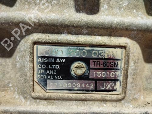 Gearbox VW TOUAREG (7LA, 7L6, 7L7) 5.0 V10 TDI | BP19393013M3 
