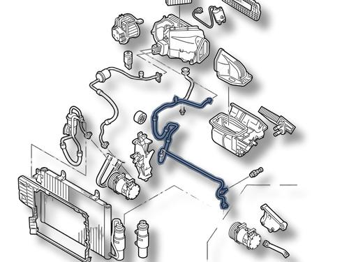 AC pipe RENAULT KANGOO (KC0/1_) 1.5 dCi (KC08, KC09) | BP36782294M126 - Image 2