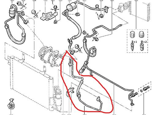 AC pipe RENAULT KANGOO (KC0/1_) 1.5 dCi (KC08, KC09) | BP36782296M126 - Image 2