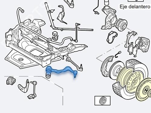Used Left front suspension arm BMW 3 Coupe (E92) 325 d (197 hp) 28418887