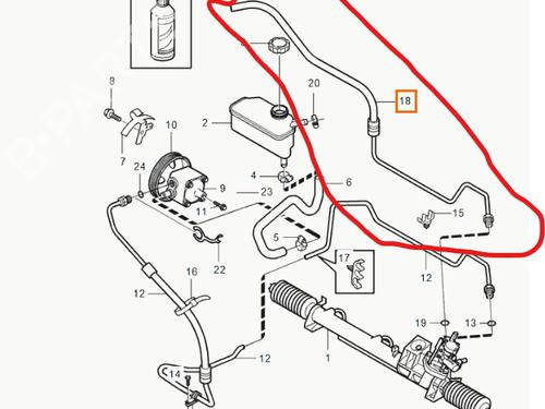 Used Pipe VOLVO S60 I (384) D5 (163 hp) 31916590