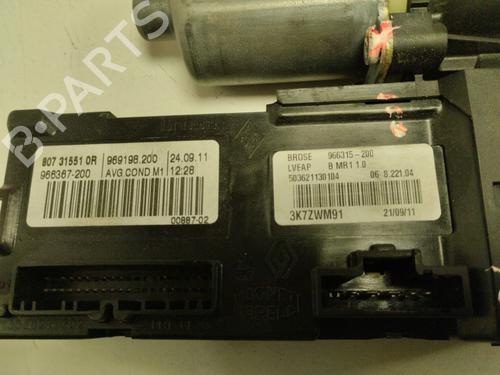 Left front window motor RENAULT MEGANE III Hatchback (BZ0/1_, B3_) 1.6 16V | BP17417792E21 