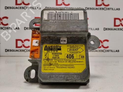 Used ECU airbags PEUGEOT 406 (8B) 1.9 TD (92 hp) 17409344