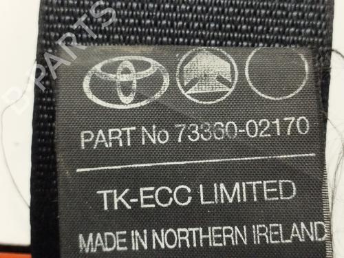 Rear left seatbelt TOYOTA COROLLA (_E12_) 2.0 D-4D (CDE120_, CDE120R) | BP29338152I29 