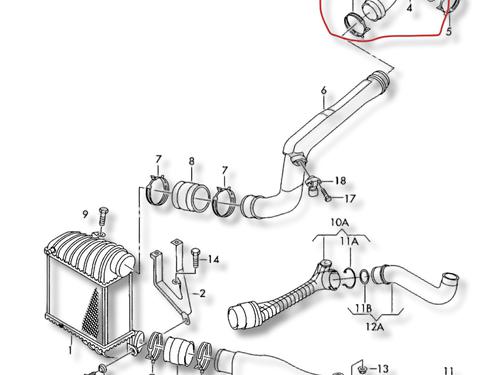 Pipe SEAT TOLEDO II (1M2) | BP36700460M125 - Image 2