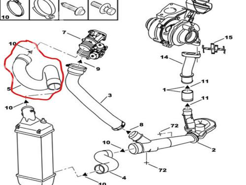 Used Pipe Pipe PEUGEOT 407 (6D_) [2004-2011] 33929422 33929422