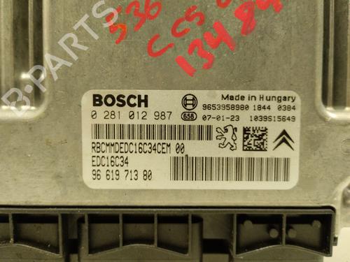 Engine control unit (ECU) CITROËN C5 I (DC_) 2.0 HDi (DCRHZB, DCRHZE) | BP17409113M57 