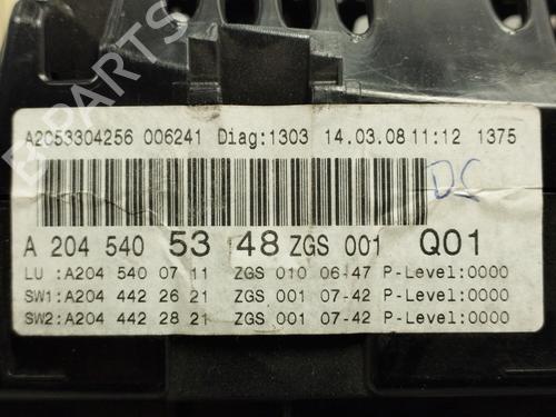 Instrument cluster MERCEDES-BENZ C-CLASS (W204) C 350 4-matic (204.087) | BP23265459C47