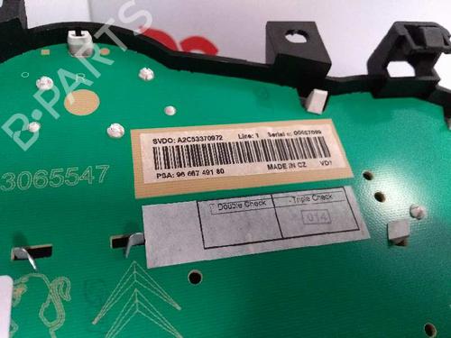 Instrument cluster PEUGEOT 207 (WA_, WC_) 1.6 HDi | BP17427499C47 