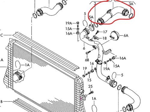 Rohr für VW PASSAT B6 (3C2) [2005-2011]  30534263