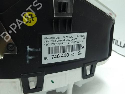 Instrument cluster PEUGEOT 208 I (CA_, CC_) 1.4 HDi | BP17397890C47 