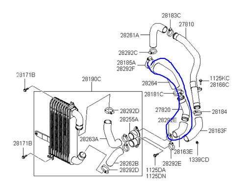 Pipe HYUNDAI MATRIX (FC) 1.5 CRDi | BP29174530M125