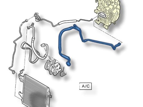 AC pipe SMART FORFOUR (454) 1.5 CDI (454.001) | BP36782276M126 - Image 2