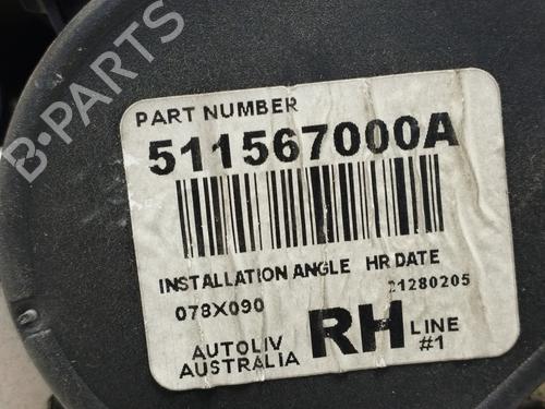 Front right seatbelt SSANGYONG REXTON / REXTON II (GAB_) 2.7 Xdi | BP30442227I25 