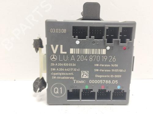 Used Electronic module MERCEDES-BENZ C-CLASS (W204) C 350 4-matic (204.087) (272 hp) 23265425
