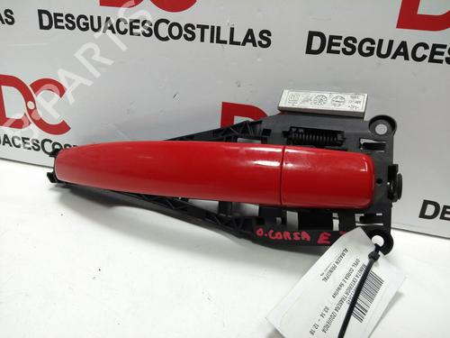 Used Rear left exterior door handle OPEL CORSA E (X15) [2014-2025]  17399679