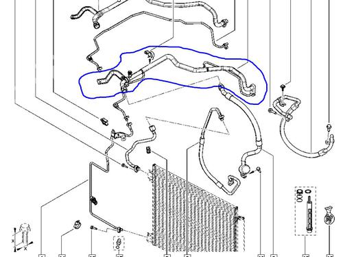 AC pipe RENAULT KADJAR (HA_, HL_)  | BP24485247M126 