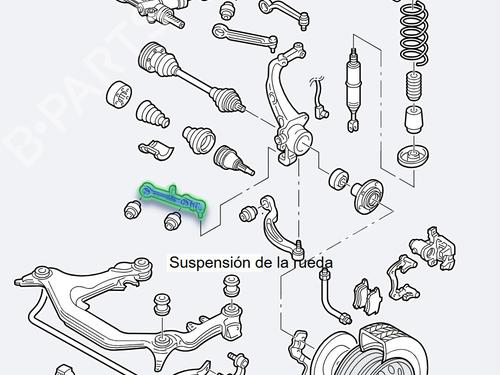 Left front suspension arm AUDI A4 B6 (8E2) 2.4 | BP39076253M12 - Image 2