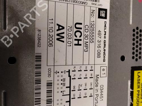 Radio OPEL ZAFIRA / ZAFIRA FAMILY B (A05) 1.9 CDTI (M75) | BP17415085E6 