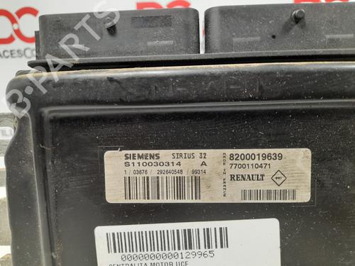 Engine control unit (ECU) RENAULT CLIO II (BB_, CB_) 1.4 (B/CB0C, B/CB0S) | BP17406806M57 