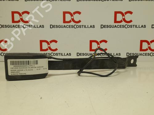 Used Seat buckle NISSAN QASHQAI / QASHQAI +2 I (J10, NJ10, JJ10E) 2.0 dCi (150 hp) 17406550