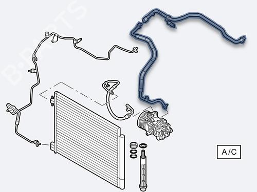 AC pipe RENAULT MEGANE IV Hatchback (B9A/M/N_) | BP33715055M126 - Image 2