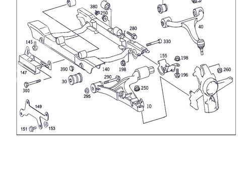 Left front suspension arm MERCEDES-BENZ M-CLASS (W163) ML 430 (163.172) | BP17422037M12 