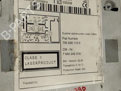 Radio PEUGEOT BIPPER (AA_)  | BP21665515E6 