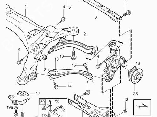 Used Right rear suspension arm Right rear suspension arm 39526174 39526174