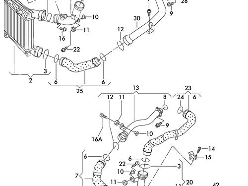 Pipe VW TOUAREG (7LA, 7L6, 7L7) 5.0 V10 TDI | BP22689906M125 
