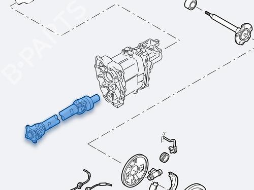 Driveshaft SUZUKI GRAND VITARA I (FT, HT) 2.0 4x4 (TA52, TL52, SQ420) | BP24366940M37 