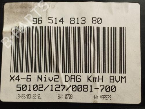 Instrument cluster CITROËN C5 I (DC_) 2.0 HDi (DCRHZB, DCRHZE) | BP30156789C47