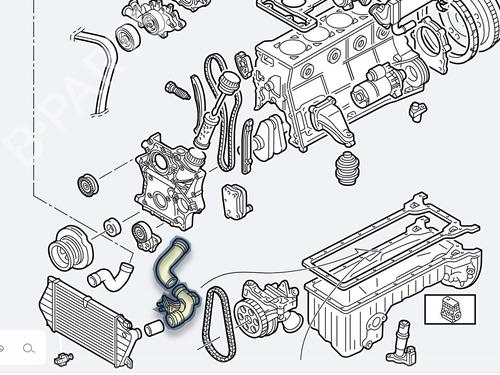 Pipe MERCEDES-BENZ M-CLASS (W163) ML 270 CDI (163.113) | BP25710064M125 