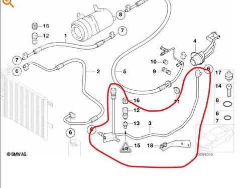 AC pipe BMW 3 Compact (E46) | BP33714968M126 - Image 2