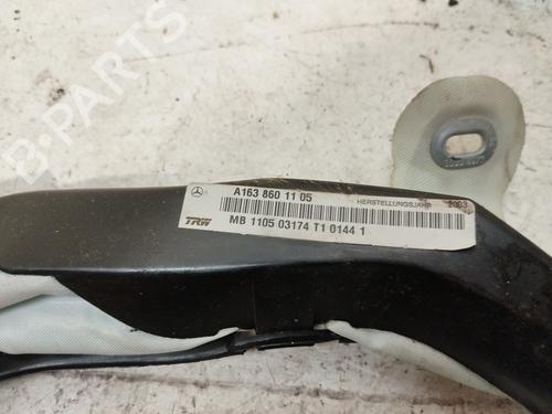 Left curtain airbag MERCEDES-BENZ M-CLASS (W163) ML 270 CDI (163.113) | BP20978604C11 