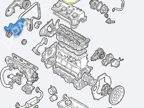 Used Timing cover MAZDA 5 (CR) 2.0 CD (CR19) (143 hp) 29290008