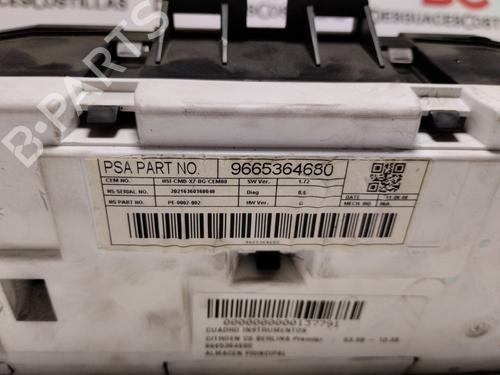 Instrument cluster CITROËN C5 III (RD_)  | BP17410732C47 