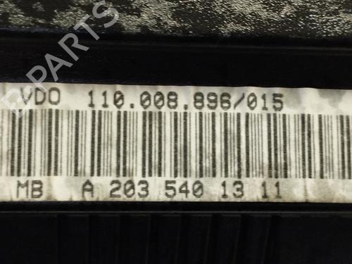 Instrument cluster MERCEDES-BENZ C-CLASS (W203) C 220 CDI (203.006) | BP30196159C47